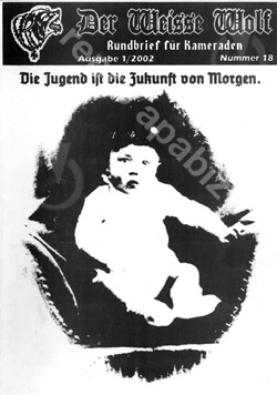 "Der Weisse Wolf" Nr. 18 mit einem Kinderfoto Adolf Hitlers auf dem Cover