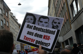 Demonstration für die NSU-Opfer am 13. April 2013 in München (Foto: Birgit Mair)