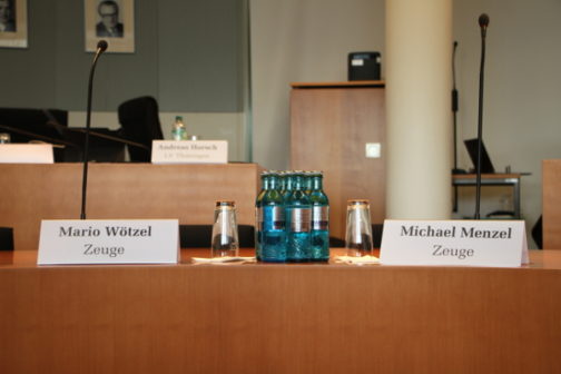 Sitzung vom 11. Mai 2016 im Untersuchungsausschuss des Deutschen Bundestages (credit: Kilian Behrens / NSU-Watch