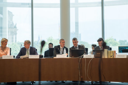 Sitzung des 2. NSU-Untersuchungsausschuss im Bundestag (Archivbild) Copyright: Christian-Ditsch.de 