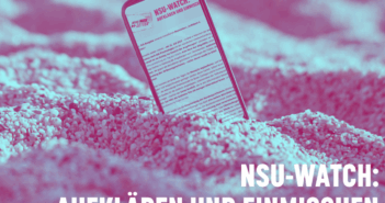 📨 NSU-Watch – Der Newsletter #17 – August 25
