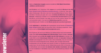📨 NSU-Watch – Der Newsletter #19 – Oktober 25